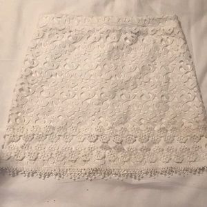 White Lace Skirt